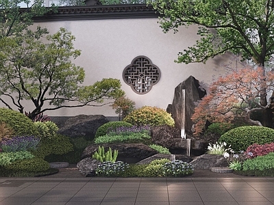 假山水景图库 中式假山跌水水景 跌水假山水系统图