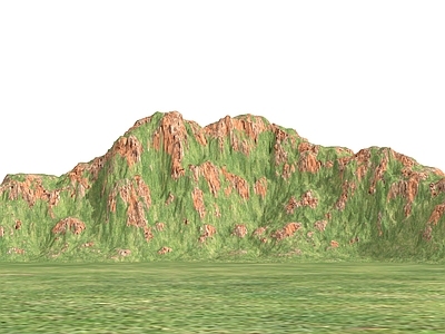 山 现代景观群山 山体地形 山地公园地形 山脉 背景远山