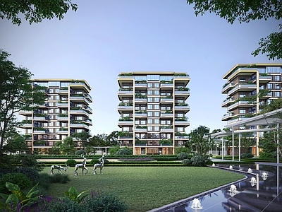多层住宅 第四代住宅 住宅小区全套图纸 住宅小区施工图 小区 户型总图小区