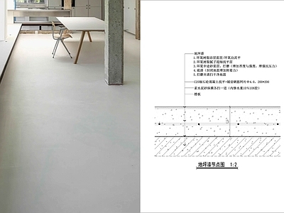 地坪漆 环氧地坪漆节点图 办公室地坪漆 家装地坪漆 环氧自流平地坪