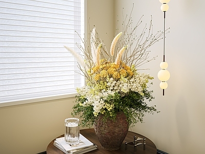 中古风花瓶 中古风花瓶 花艺 摆件饰品 花瓶摆件 现代花瓶花艺组合