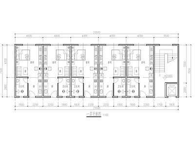公寓建筑 四层公寓方案图