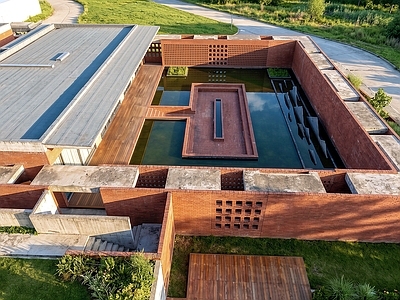 新中式展览馆建筑