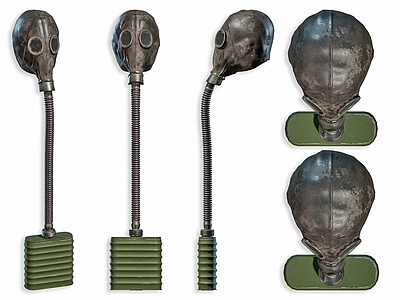 复古工业风军事器材 防毒面具 旧防毒面具 救援面具 防毒面罩 复古工业军事器材