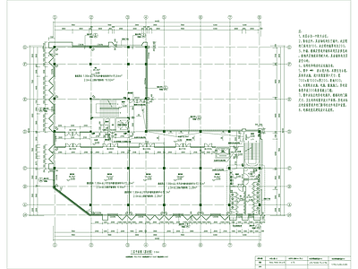 其他商业空间 20万方商业体 装修平面 土建外立面
