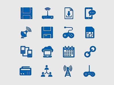 数码组合 wifi图标 网络图标 通讯标识 信号标志 无线网络