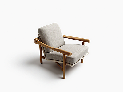 北欧休闲椅 District Stilt Lounge Chair 休闲椅
