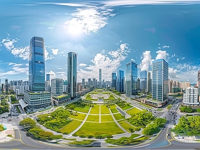 现代城市HDR