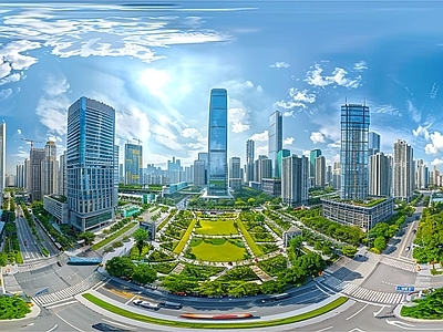 现代城市HDR