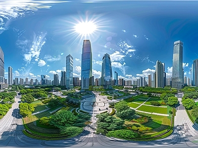 现代城市HDR