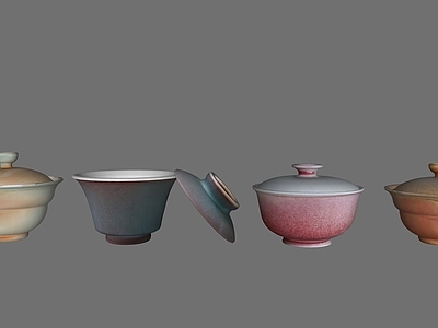中式茶具 茶杯 茶碗 盖杯
