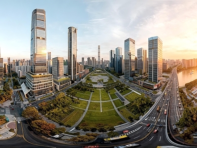 现代城市HDR