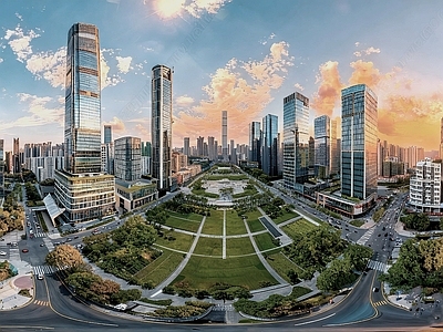 现代城市HDR
