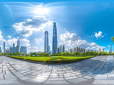 现代城市HDR