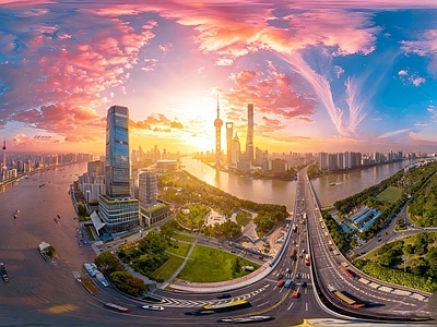 现代城市HDR