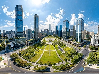 现代城市HDR