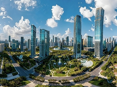 现代城市HDR
