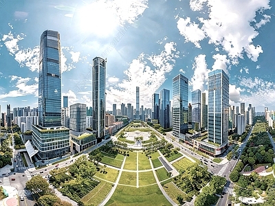 现代城市HDR