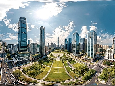 现代城市HDR