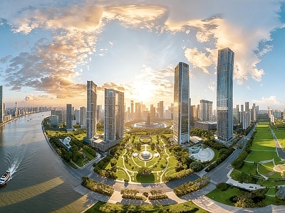 现代城市HDR