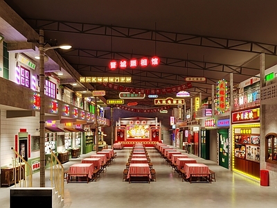 复古其他餐饮空间 复古怀旧 复古餐厅 怀旧餐厅 童年记忆