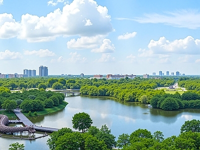 现代城市HDR
