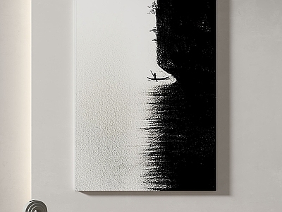 新中式山水画 现代简约抽象挂画