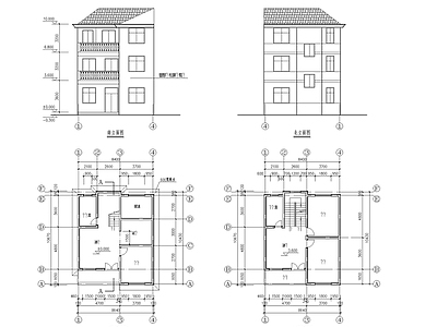 别墅建筑 别墅施工图