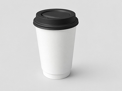 极简杯子 咖啡杯 纸杯 咖啡外带杯 咖啡 杯
