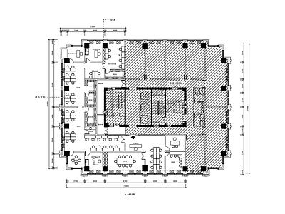 整体办公空间 航空材料办公空间 办公室