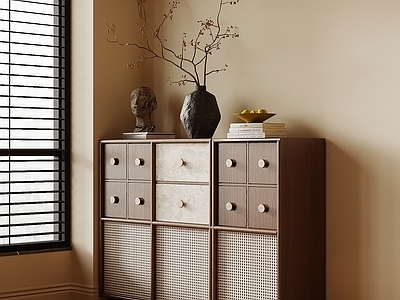 中古风玄关柜