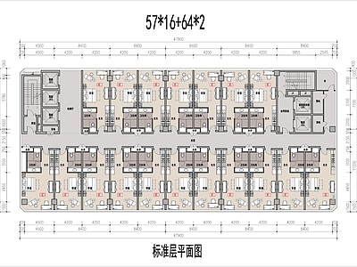 公寓建筑 平层高层公寓 60平酒店式公寓 酒店式高层办公