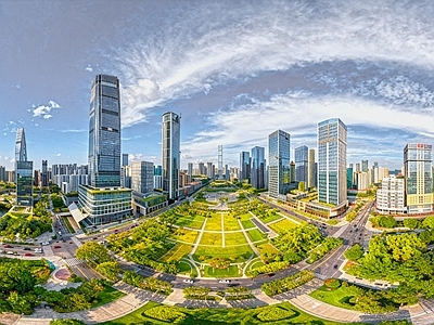 现代城市HDR