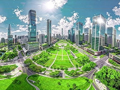 现代城市HDR