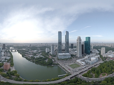 现代城市HDR