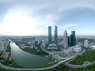 现代城市HDR