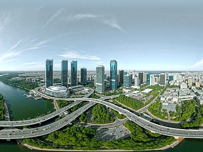 现代城市HDR