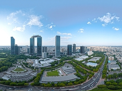 现代城市HDR