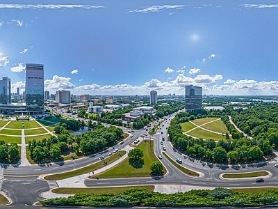 现代城市HDR