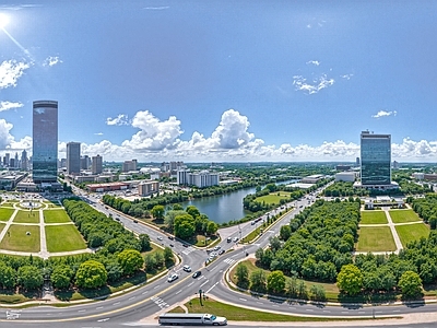 现代城市HDR