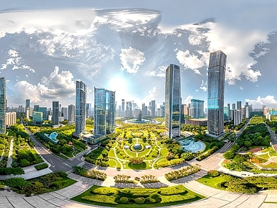 现代城市HDR