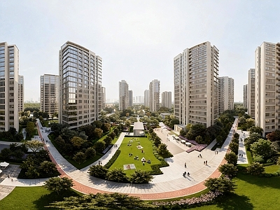 现代城市HDR