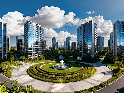 现代小区HDR
