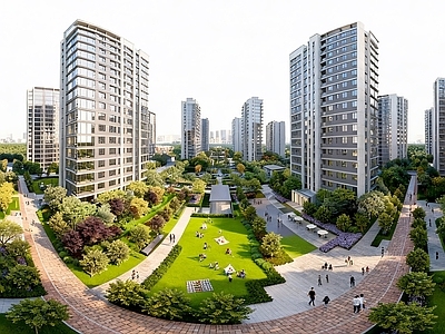 现代小区HDR