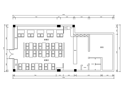 其他餐饮空间 餐饮空间 现代简约 饺子馆布置图