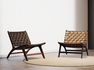 中古风躺椅 现代意式休闲椅