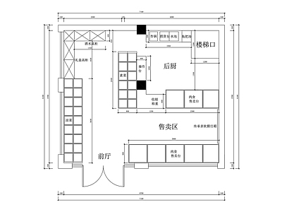 其他餐饮空间 熟食店 现代简约 熟食店布置图