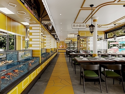 现代火锅店 自助餐厅 海鲜餐厅 港式餐厅