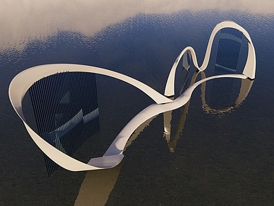 解构主义雕塑 现代水景雕塑小品 异形跌水雕塑小品