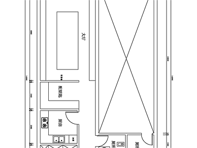 其他商业空间 开锁店布置图 现代简约 一二层布置图